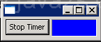 Stop a repeating timer when a button is pressed