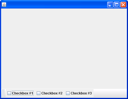 Toolbar with CheckBox