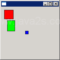 Show a tool tip inside a rectangle