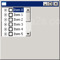 Add checkbox mark to the tree node