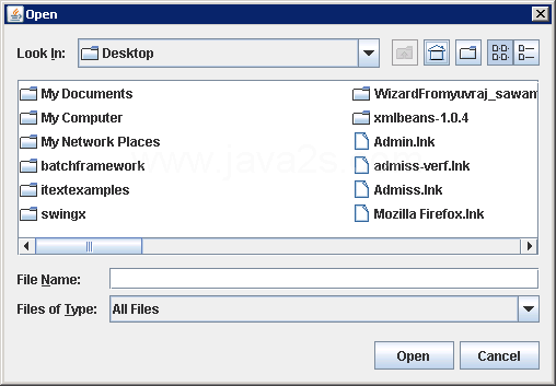 自定义Java FileView的一些相关的文件类型