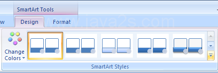 Apply a Quick Style to a SmartArt Graphic