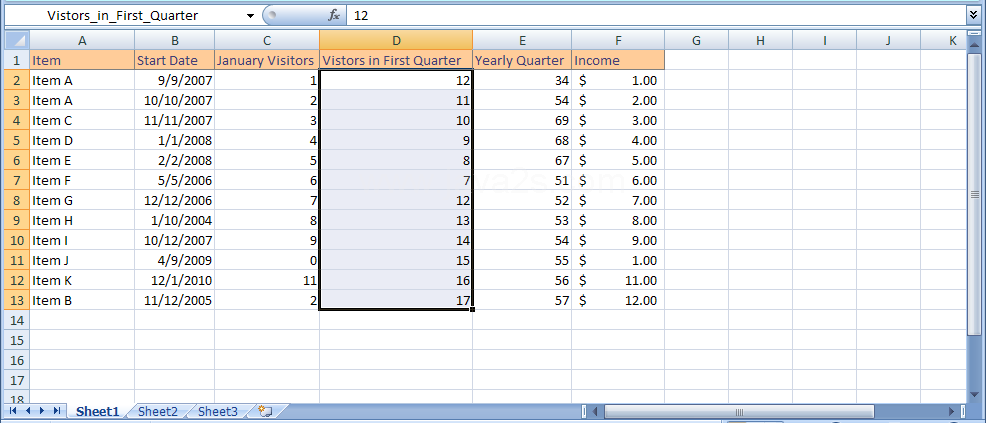 Calculate Totals with AutoSum for a range