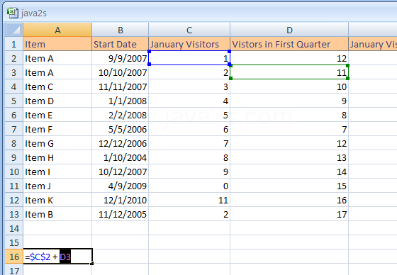 Change an absolute reference back to a relative reference