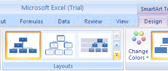 Change the Layout to an Organization Chart