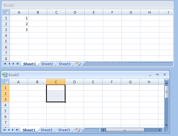 Open the workbook that will contain the consolidated data.