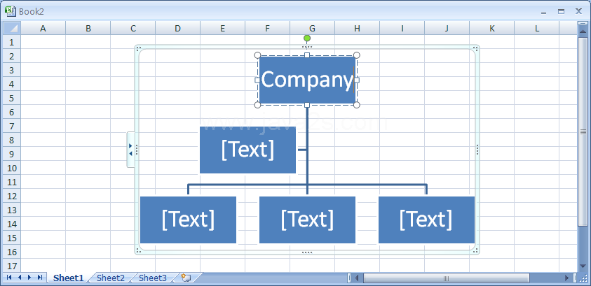 Type text in the Text box. You can use the arrow keys to move around the Text pane. Or Click a shape, and then type text directly into the shape.