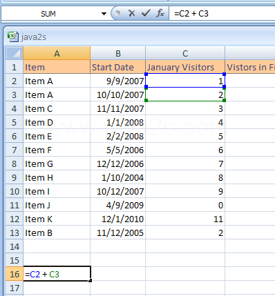 Edit a Formula Using the Formula Bar