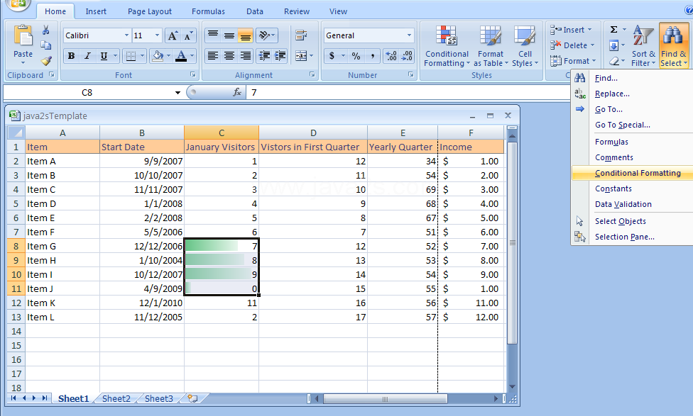 Find Cells with Conditional Formatting