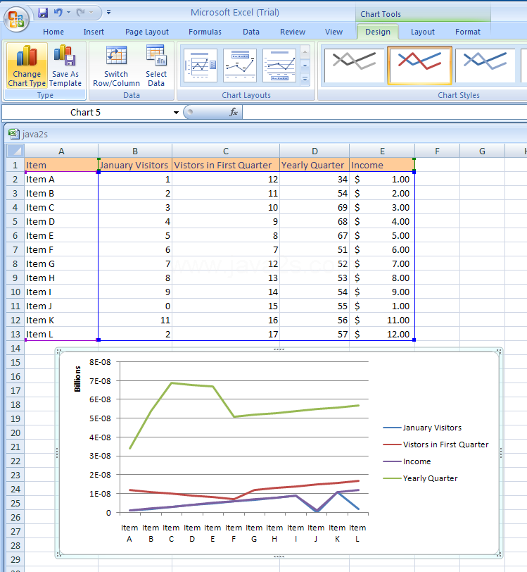 Move or Delete a Custom Chart Template