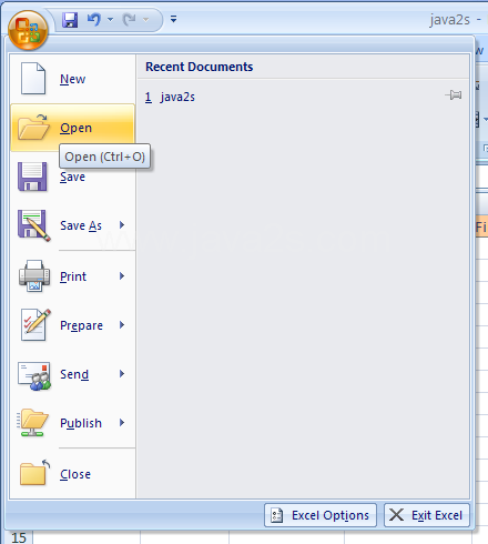 Open a Workbook as a Web Page in Excel