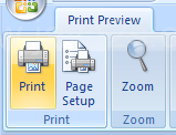 Or click the Print button to print from Print Preview