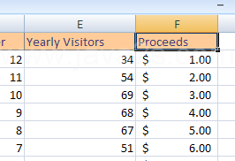 Paste the information into your workbook.