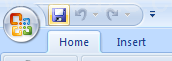Click the Save button on the Quick Access Toolbar
