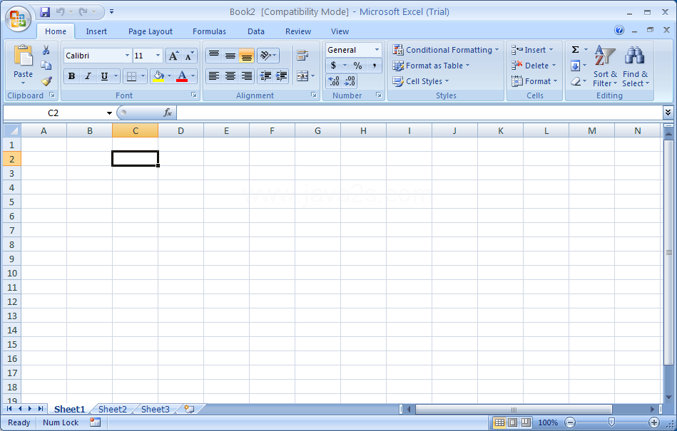Save an Excel 97-2003 Workbook