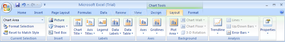 Select a Chart Element