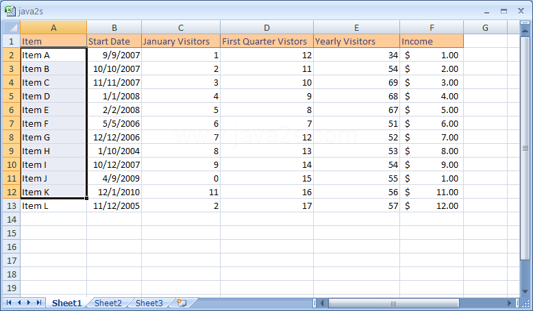 Select a Contiguous Range