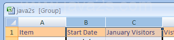 When you make a worksheet selection, Excel enters Group mode.