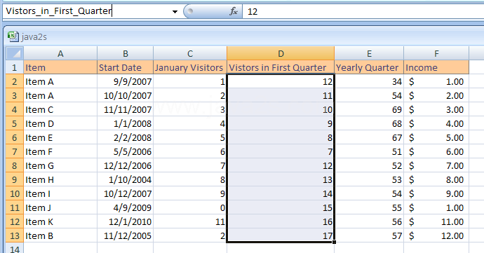 Use a Range Name in a Formula