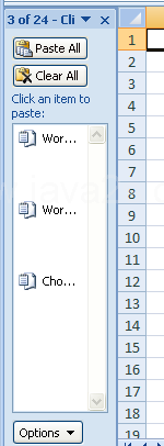 To resize a task pane: point to the Task Pane border edge until the pointer changes to double arrows, then drag the edge to resize it.