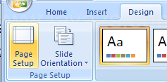 Change Slide Orientation