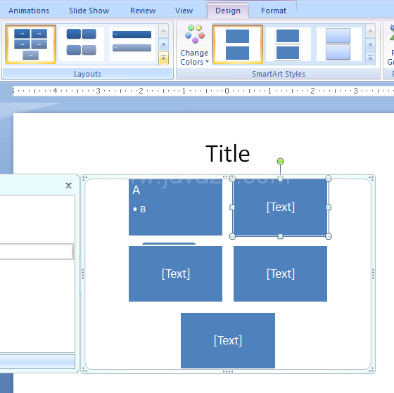 Change a SmartArt Graphic Layout