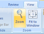 Click the Zoom list arrow, and then increase the zoom percentage to have a better view.