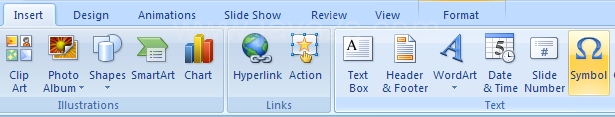 Click the Insert tab, and then click the Symbol button.