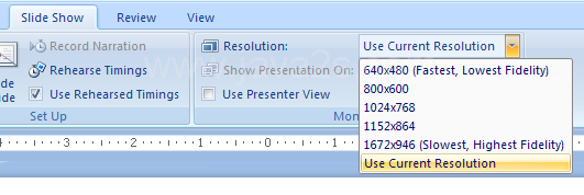Present a Slide Show On Two Monitors in Presenter View
