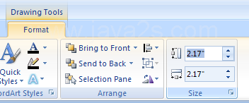 Resize the object with precise measurements