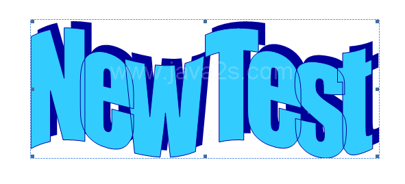 Add more formatting to WordArt text