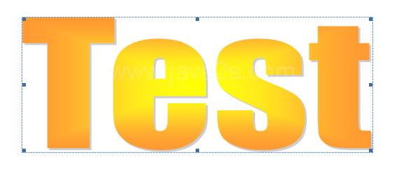 Apply an Outline to WordArt Text