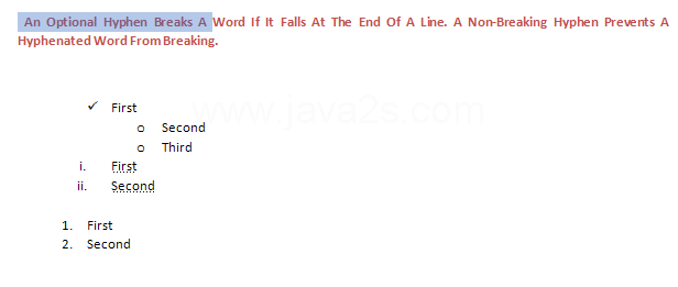 Select the text containing the formatting you want to copy.