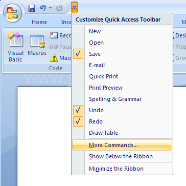 Assign a Macro to a Toolbar