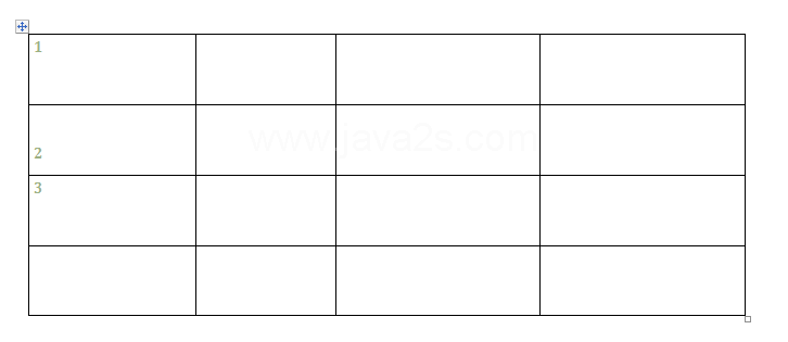 Calculate a Value  in a Table