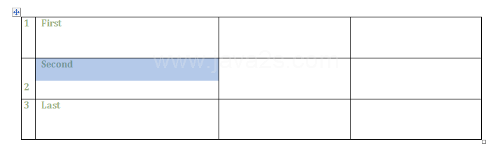 Change Cells Margins