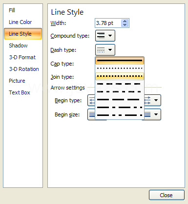 Click a style