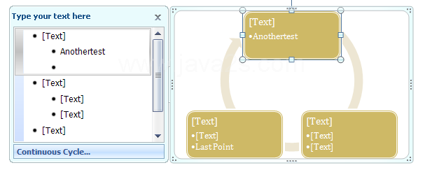 Change a SmartArt Graphic Layout