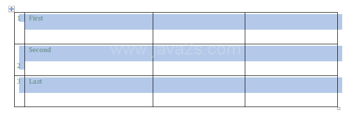 Change Table Columns Options