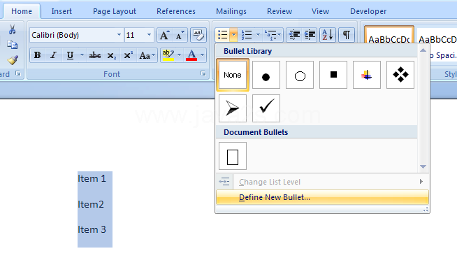 Creating a printed checklist 