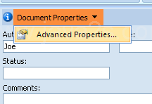 Then click Advanced Properties