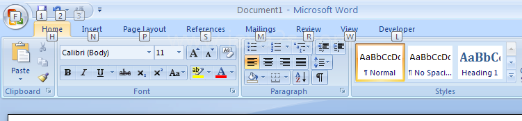 Display KeyTips