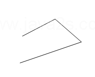 For a closed polygon, click back to the starting point.