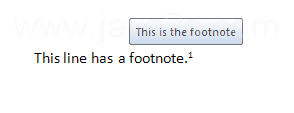 Edit a Footnote or Endnote