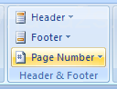 Format page numbers