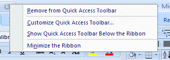 Minimize the Ribbon