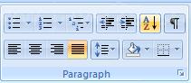 Sort: Click to sort selected paragraphs in alphabetical or numeric order, ascending or descending.