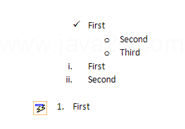 Create a numbered list by typing
