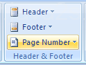 Then click the Page Number button
