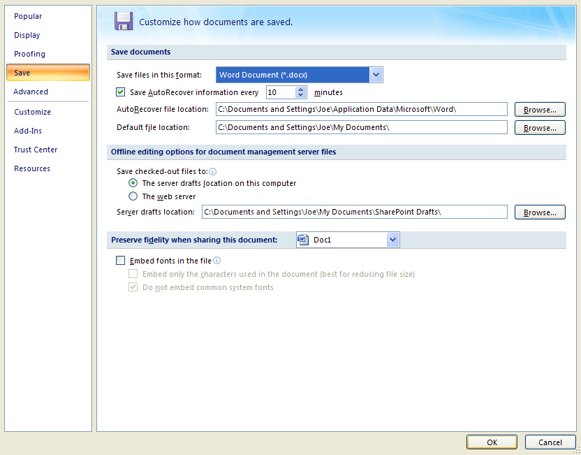 Click OK.